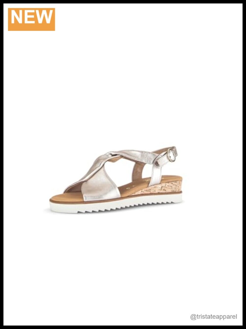 Women's Leather Slingback Wedge Sandals Platform Comfort